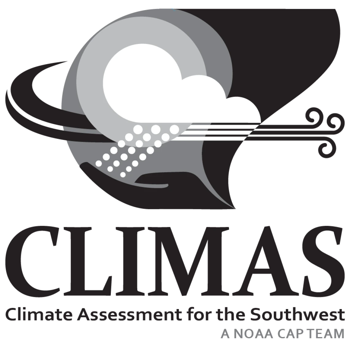 CLIMAS 2024 Logo - B&W - Vertical - Transparent Background