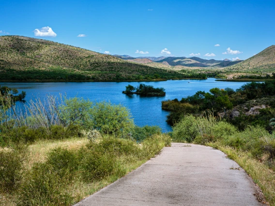 Patagonia lake in southern Arizona