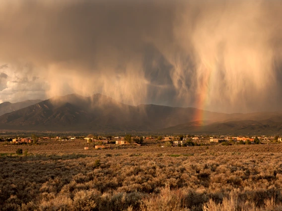 monsoon in Taos, NM